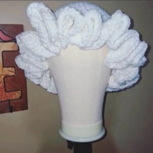 Elegant White Crochet Hat